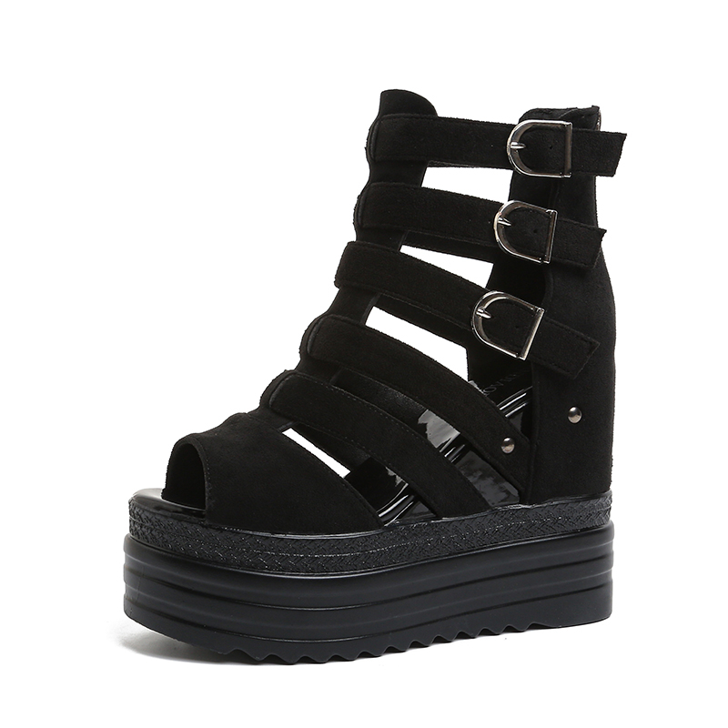 Wedge Espadrille Women - Sandálias de Couro Femininas de Verão