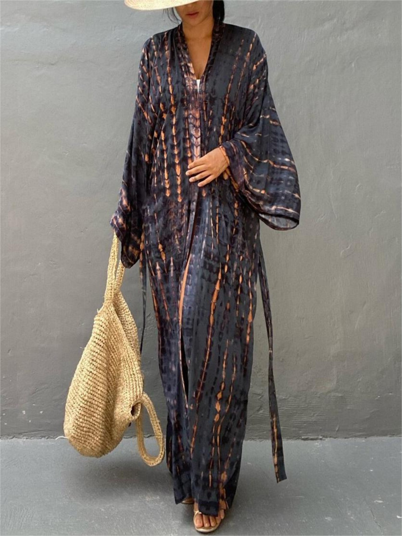 Vestidos Kaftan para Mulheres  - Cover Up Kaftan avaliação e preço