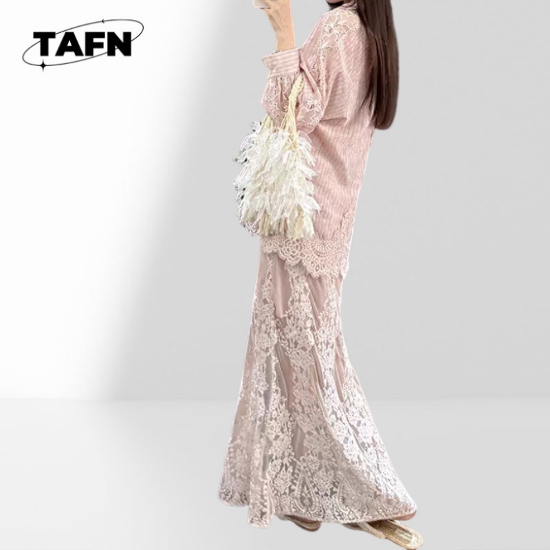 Saia Feminina de Moda em Tecid - Midi Skirt Floral avaliação e preço