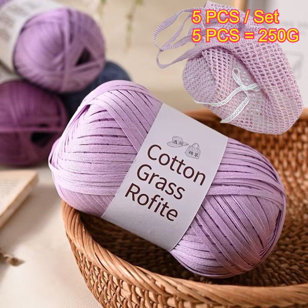 5PCS 250g Fio de Papel Raffia  - Crochet Bag Raffia avaliação e preço