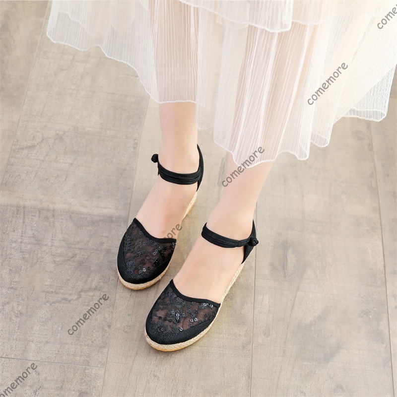 Sandálias Femininas Anabela de - Wedge Espadrille Women avaliação e preço