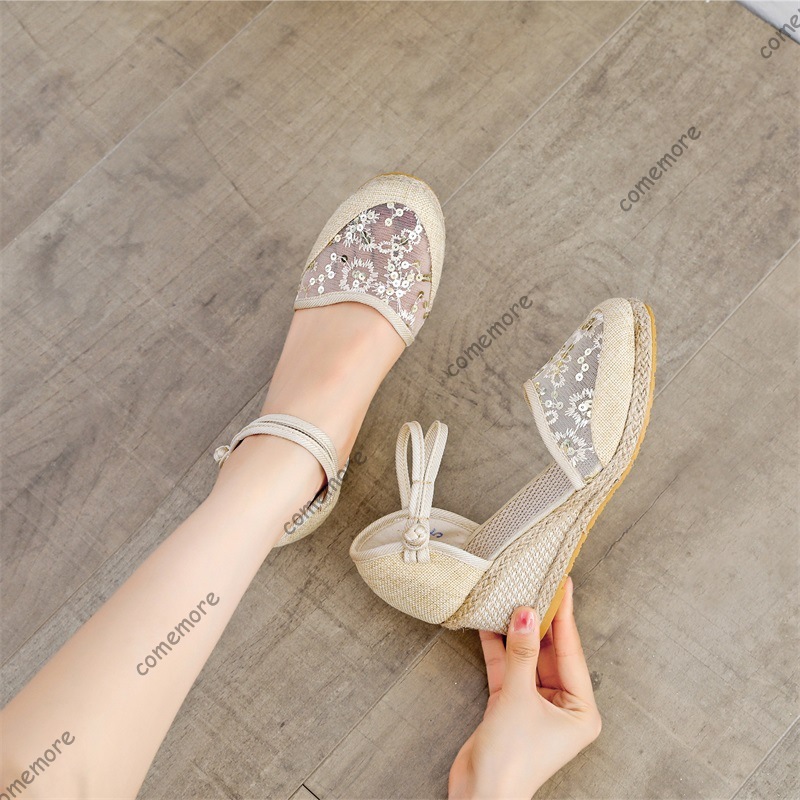 Sandálias Femininas Anabela de - Wedge Espadrille Women avaliação e preço