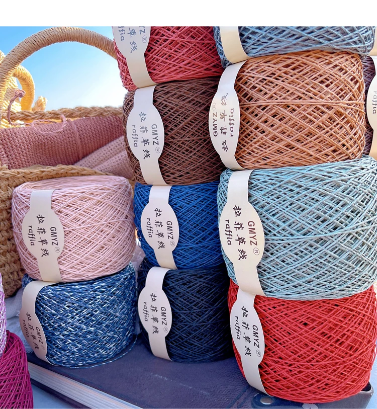Fio Fino de Palha de Ráfia Jap - Crochet Bag Raffia avaliação e preço